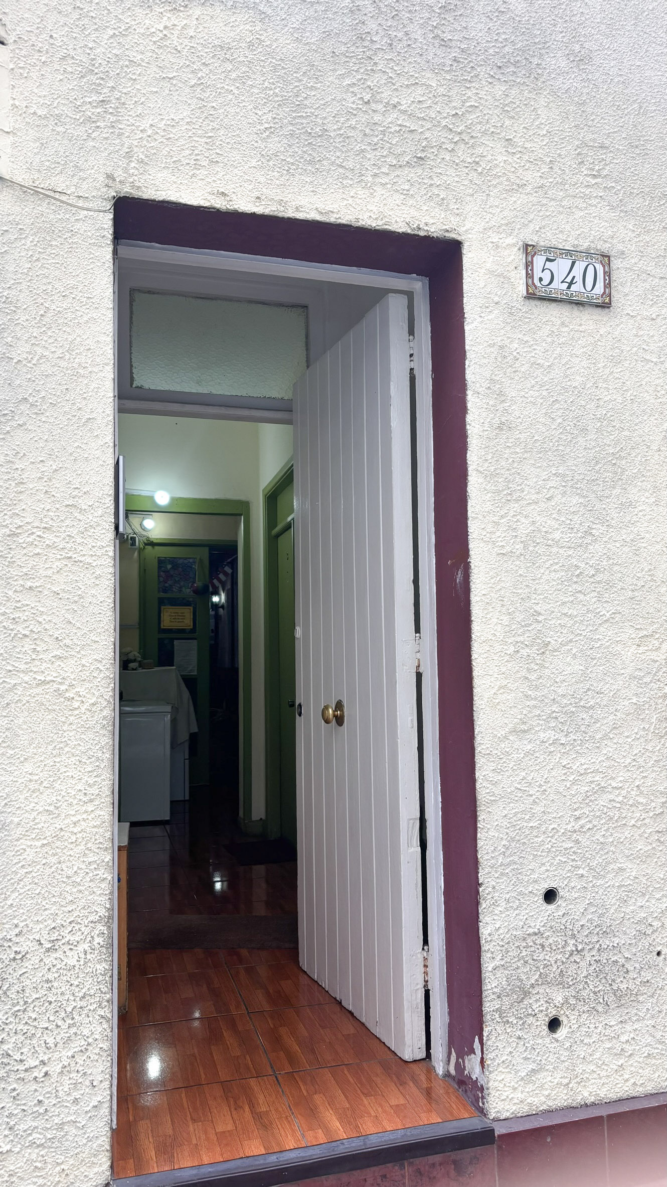 Entrada abierta del 540