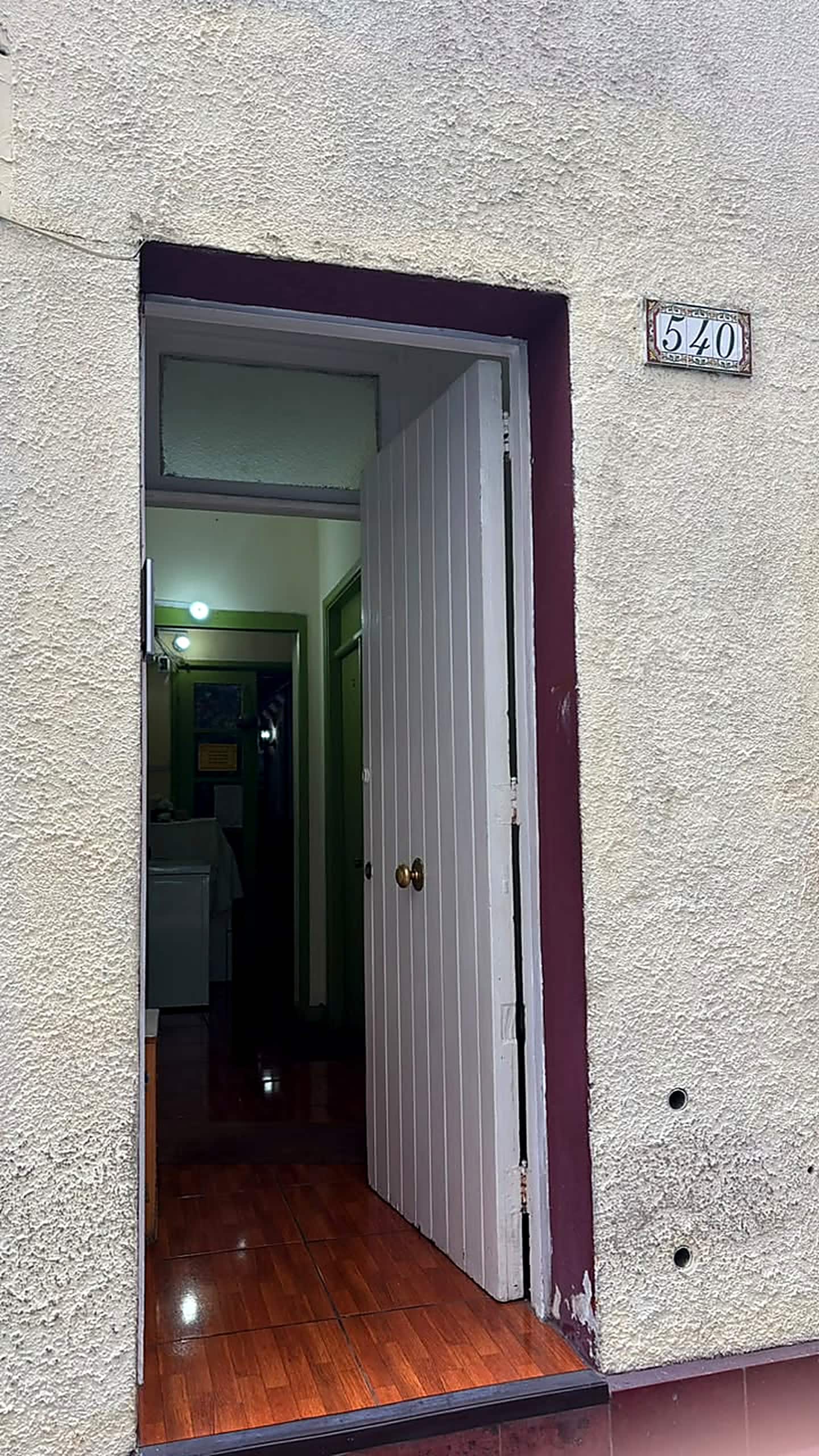 Entrada abierta del 540